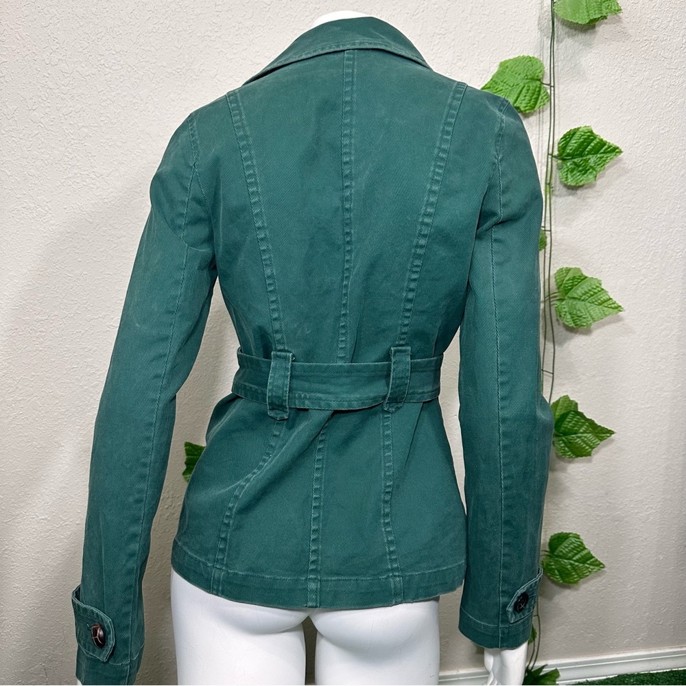 Gap Forest Green Denim Jacket - image 7